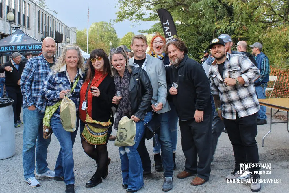 Beer Fest Attendees