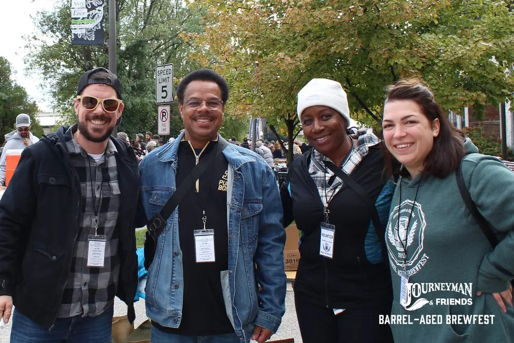 Beer Fest Attendees