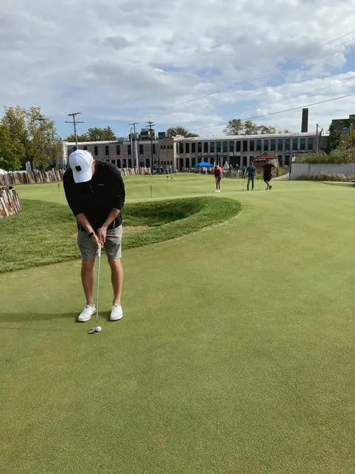 Golf Putting Green at Distillery