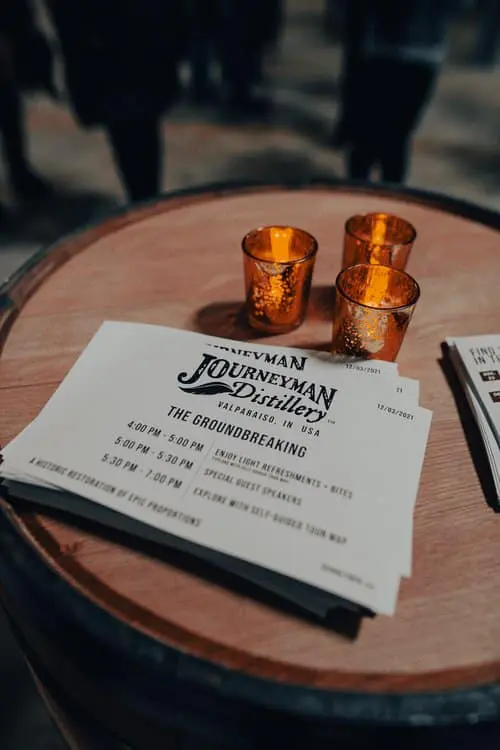 Journeyman Valparaiso Flyer on Table