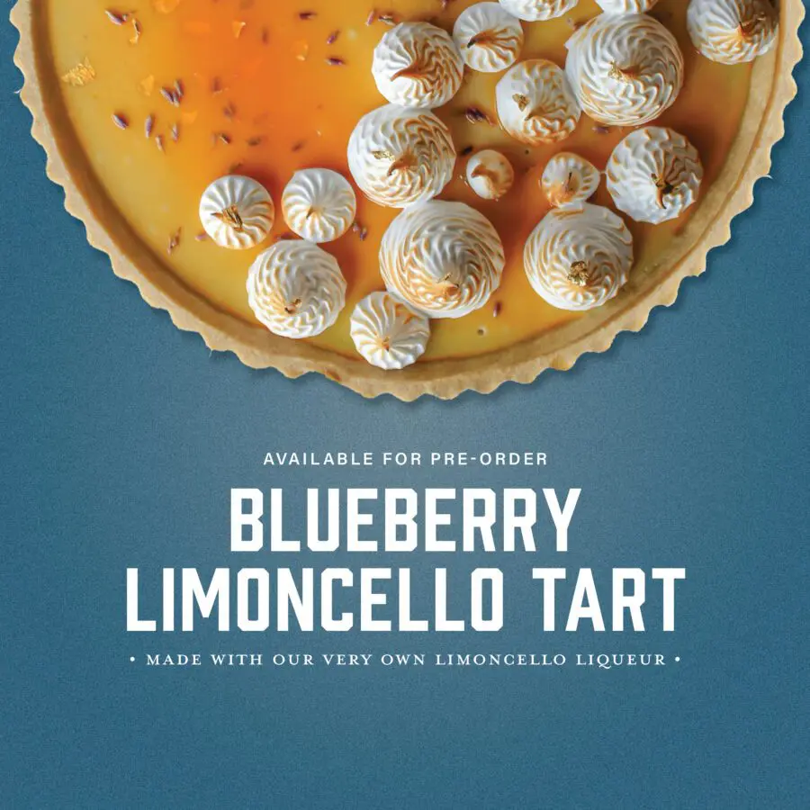 Blueberry Limoncello Tart: Pre-Order