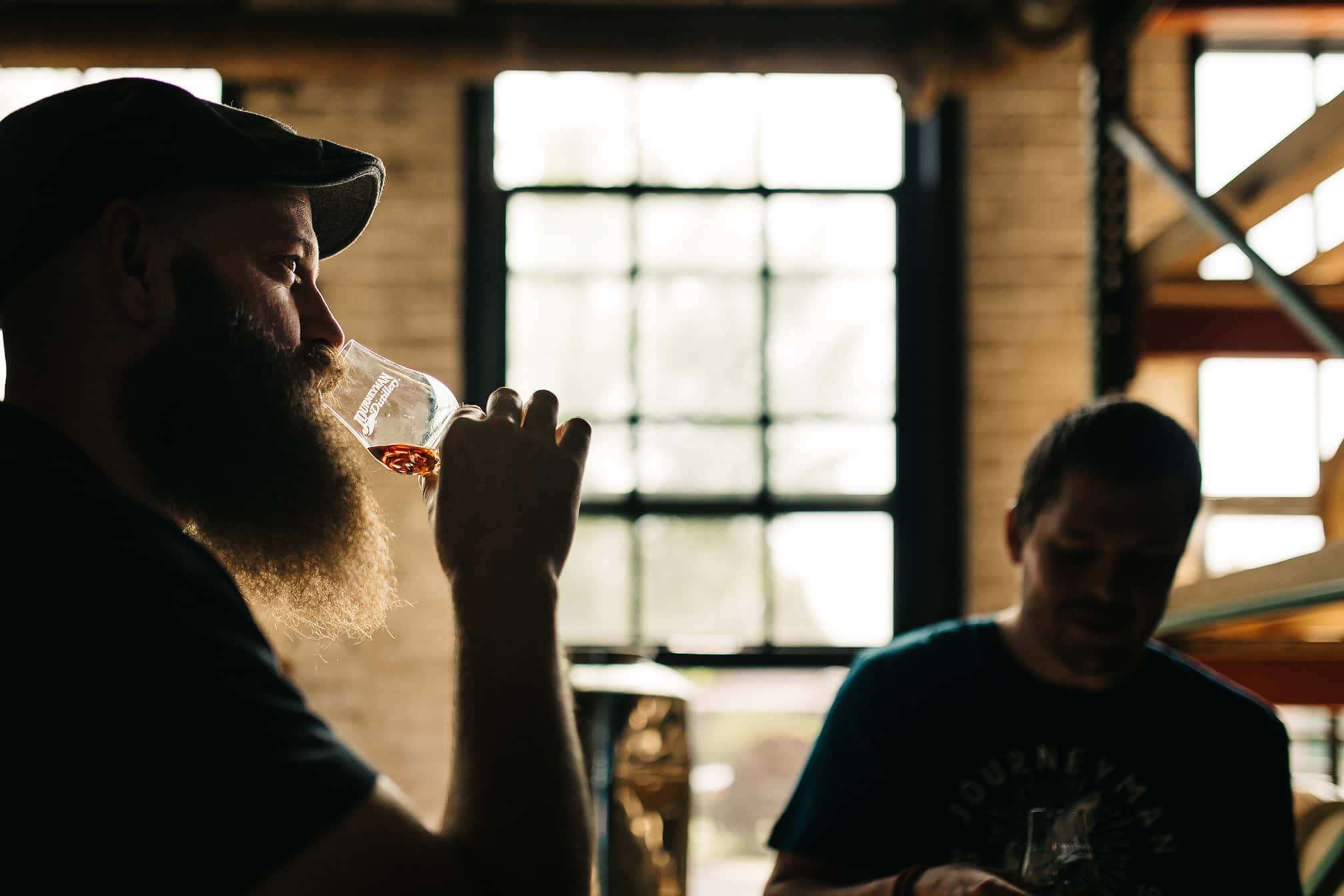 Men on a Distillery Tour