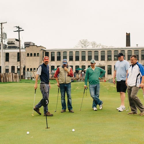 Welters Folly Putting Green at Distillery