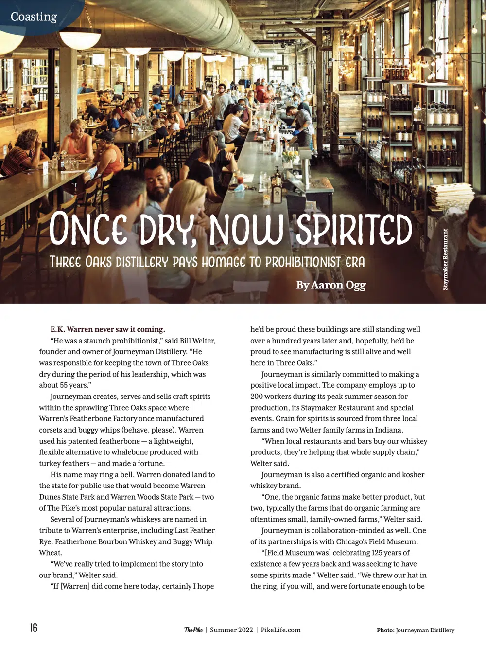 Journeyman Distillery Article