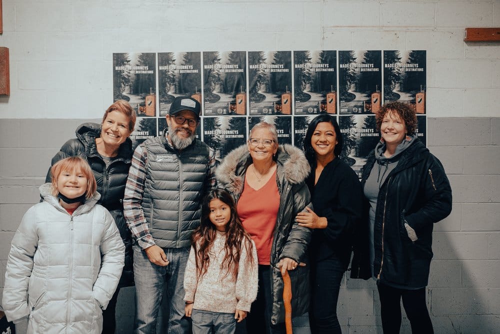 Family at Journeyman Building In Valparaiso