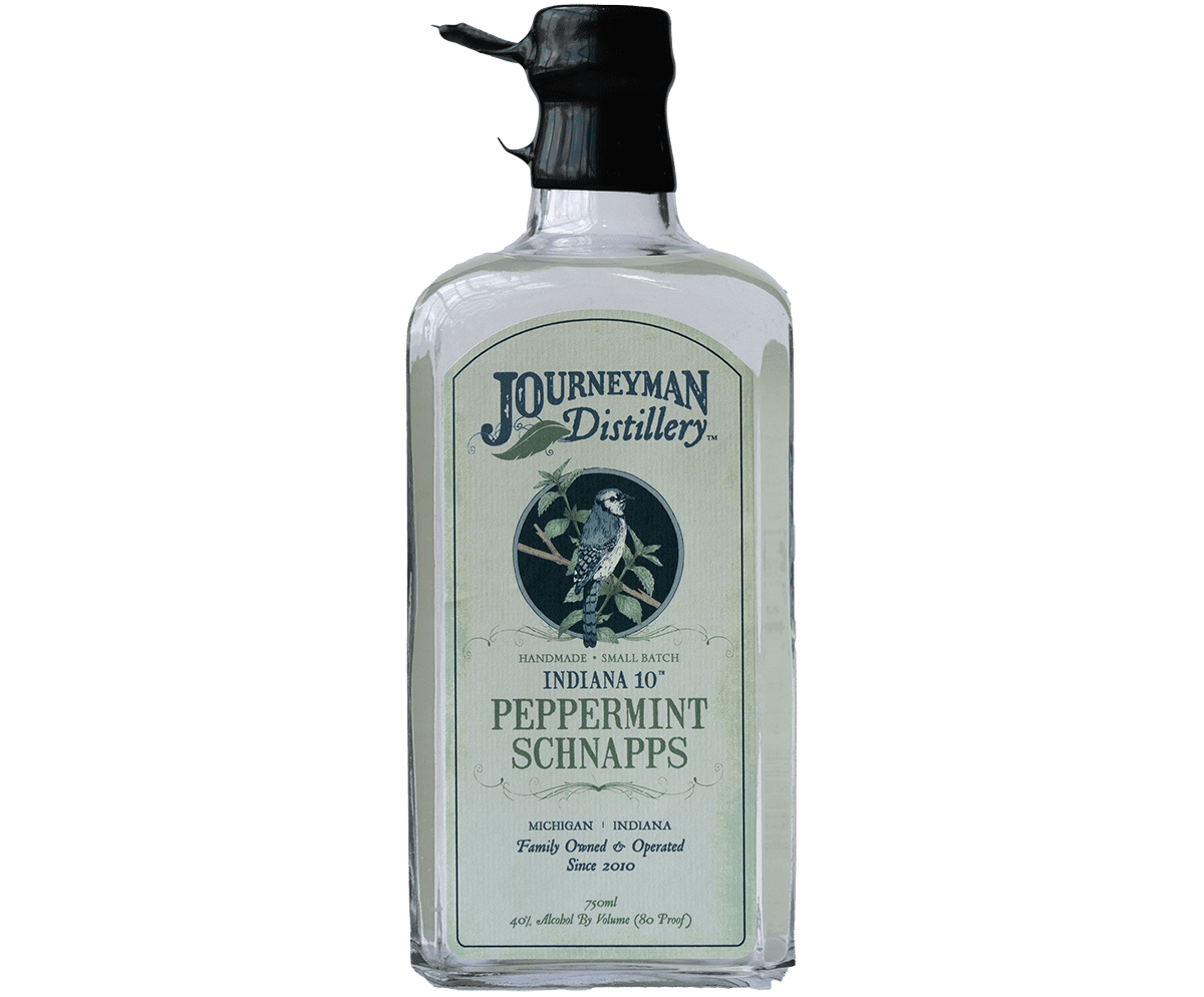 Indiana 10 Peppermint Schanpps - Journeyman Distillery